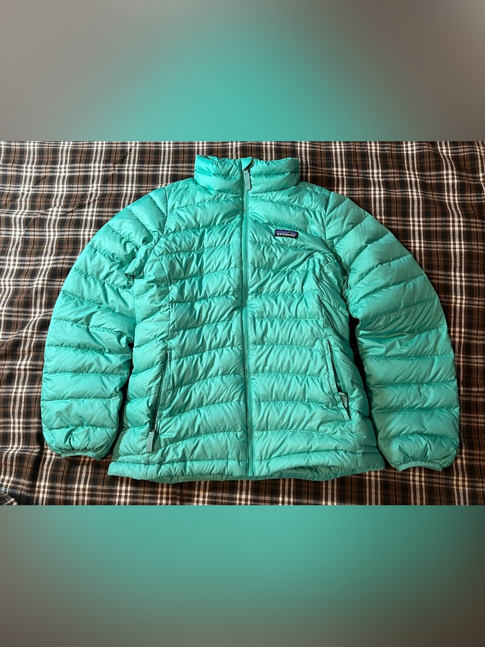 Patagonia Kids XL Green Down Sweater Puffer Insulated Jacket